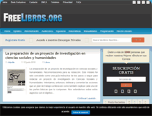 Tablet Screenshot of freelibros.net